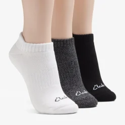 3 Pack Solid Athletic|Clarks Best