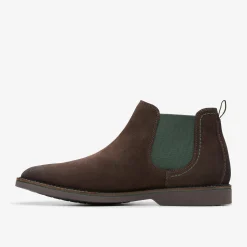 Atticus LT Top Dark Brown Suede|Clarks Clearance