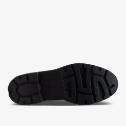 Calla Zip Black Crinkle Patent|Clarks Clearance
