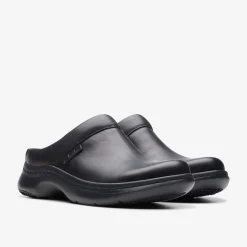 Pro Clog Black Leather|Clarks Online