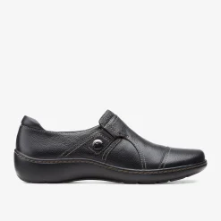 Cora Poppy Black Tumbled|Clarks Clearance
