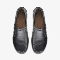 Cora Poppy Black Tumbled|Clarks Clearance