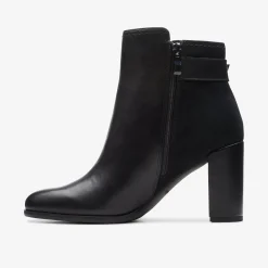 Freva 85 Buckle Black Leather|Clarks New