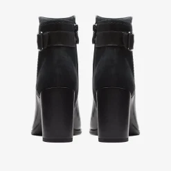 Freva 85 Buckle Black Leather|Clarks New