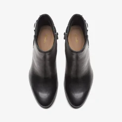 Freva 85 Buckle Black Leather|Clarks New