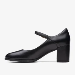 Freva 55 Strap Black Leather|Clarks Online