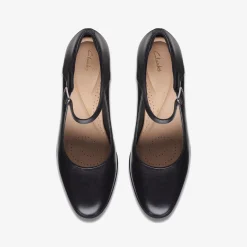 Freva 55 Strap Black Leather|Clarks Online