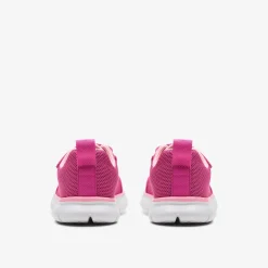 Hoop Run Kid Pink Synthetic|Clarks
