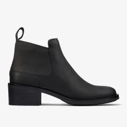 Memi Zip Black Leather|Clarks Online