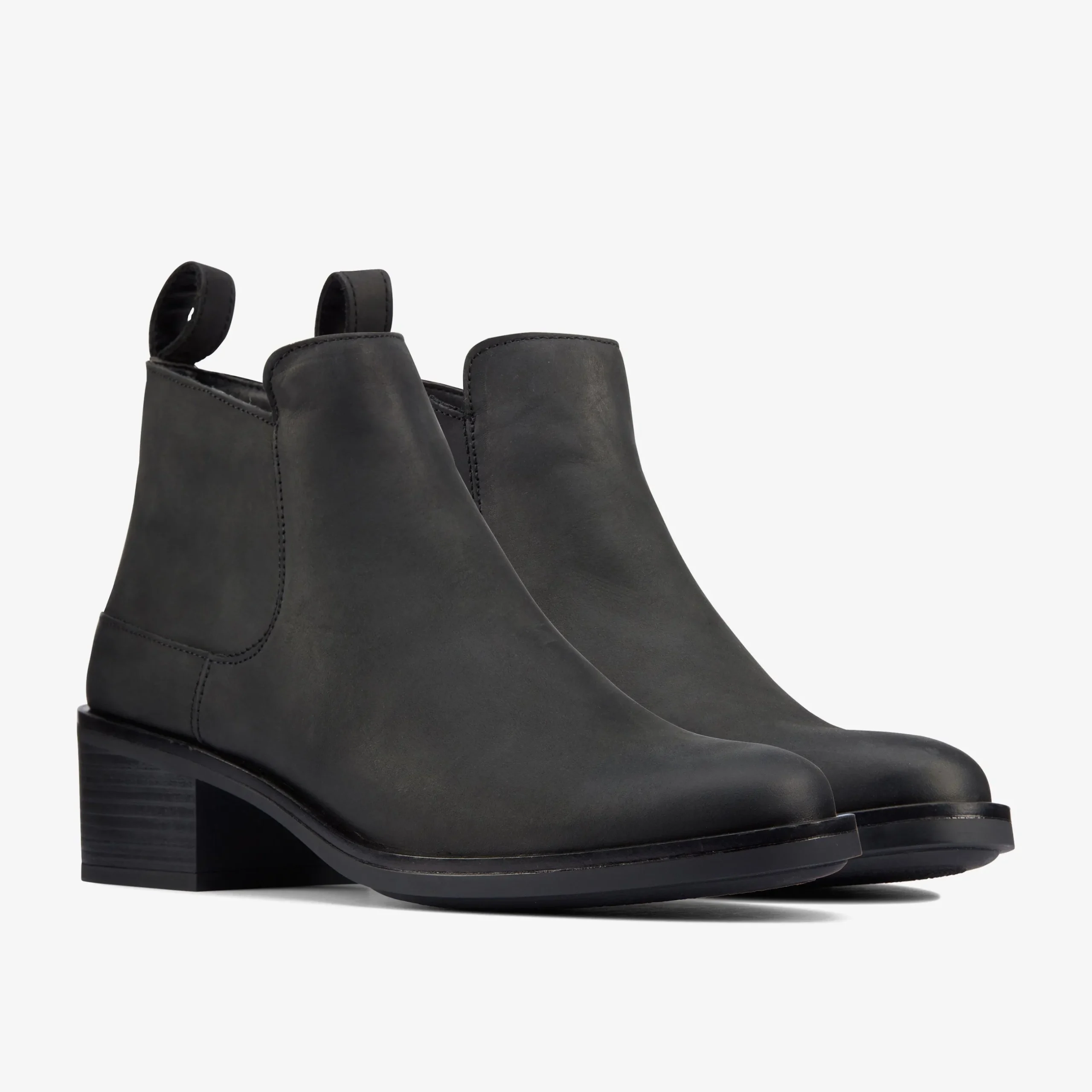 Memi Zip Black Leather|Clarks Online