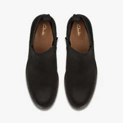 Memi Zip Black Leather|Clarks Online