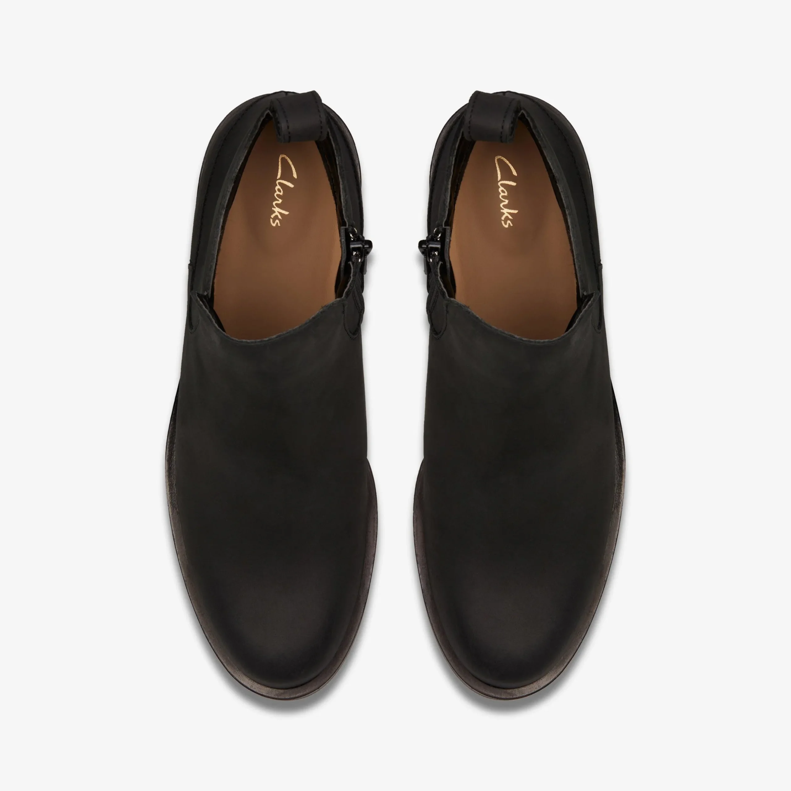 Memi Zip Black Leather|Clarks Online