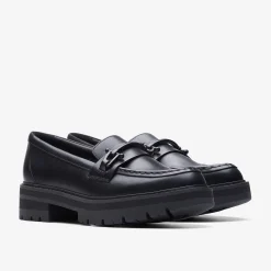 Orianna Bit Black Leather|Clarks Sale
