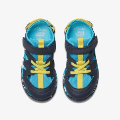 Steggy Roar Kid Navy Combination|Clarks Discount