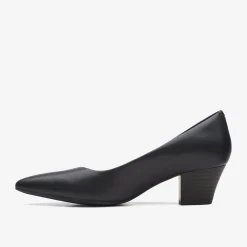 Teresa Step Black Leather|Clarks Clearance