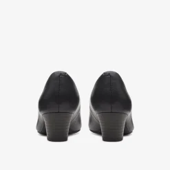 Teresa Step Black Leather|Clarks Clearance