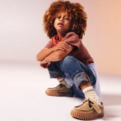 Torhill Lo Kid Dark Sand Suede|Clarks Hot