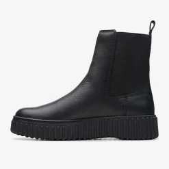 Torhill Maple Black Leather|Clarks Online