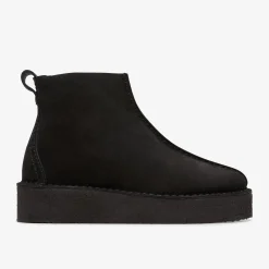 Trek Wedge Boot Black Suede|Clarks New