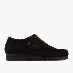 Wallabee Black Suede|Clarks Online
