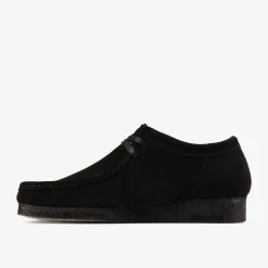Wallabee Black Suede|Clarks Online