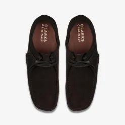 Wallabee Black Suede|Clarks Online