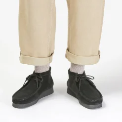 Wallabee EVO Boot Black Suede|Clarks Discount