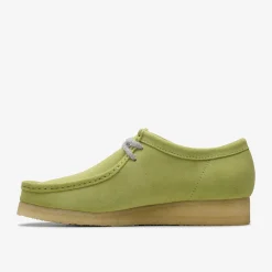 Wallabee Pale Lime Suede|Clarks Best